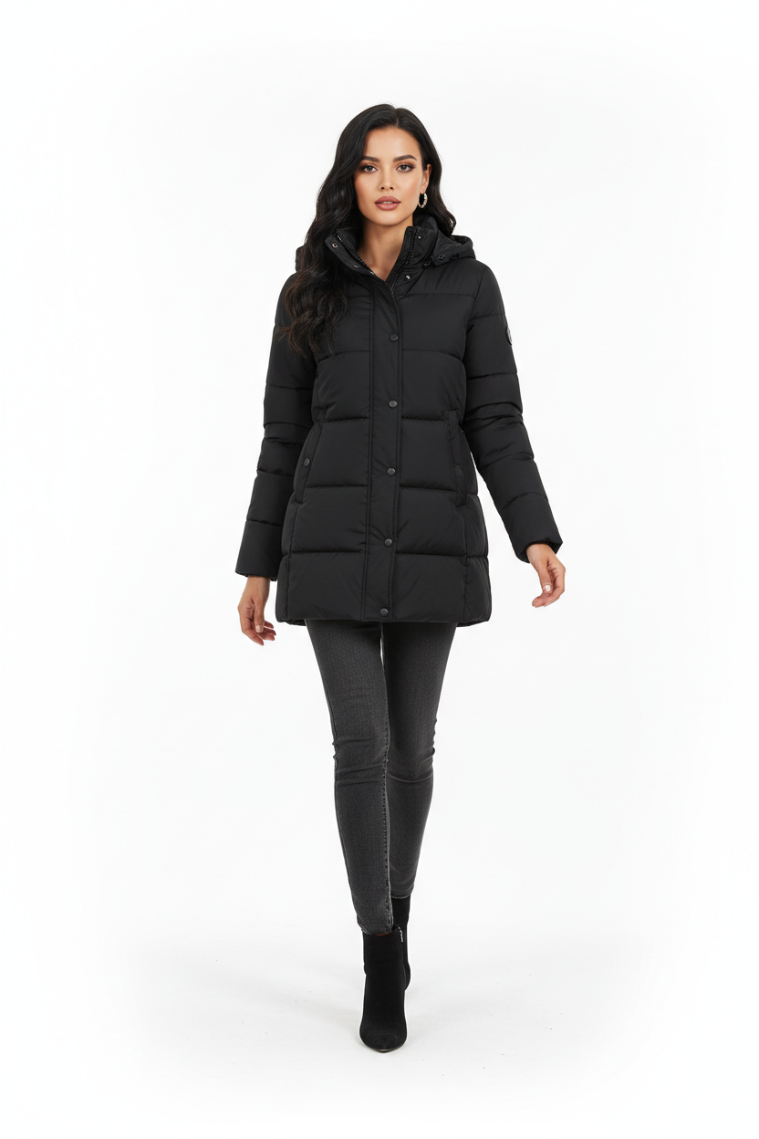 Mid-Length Winter Coat Korean