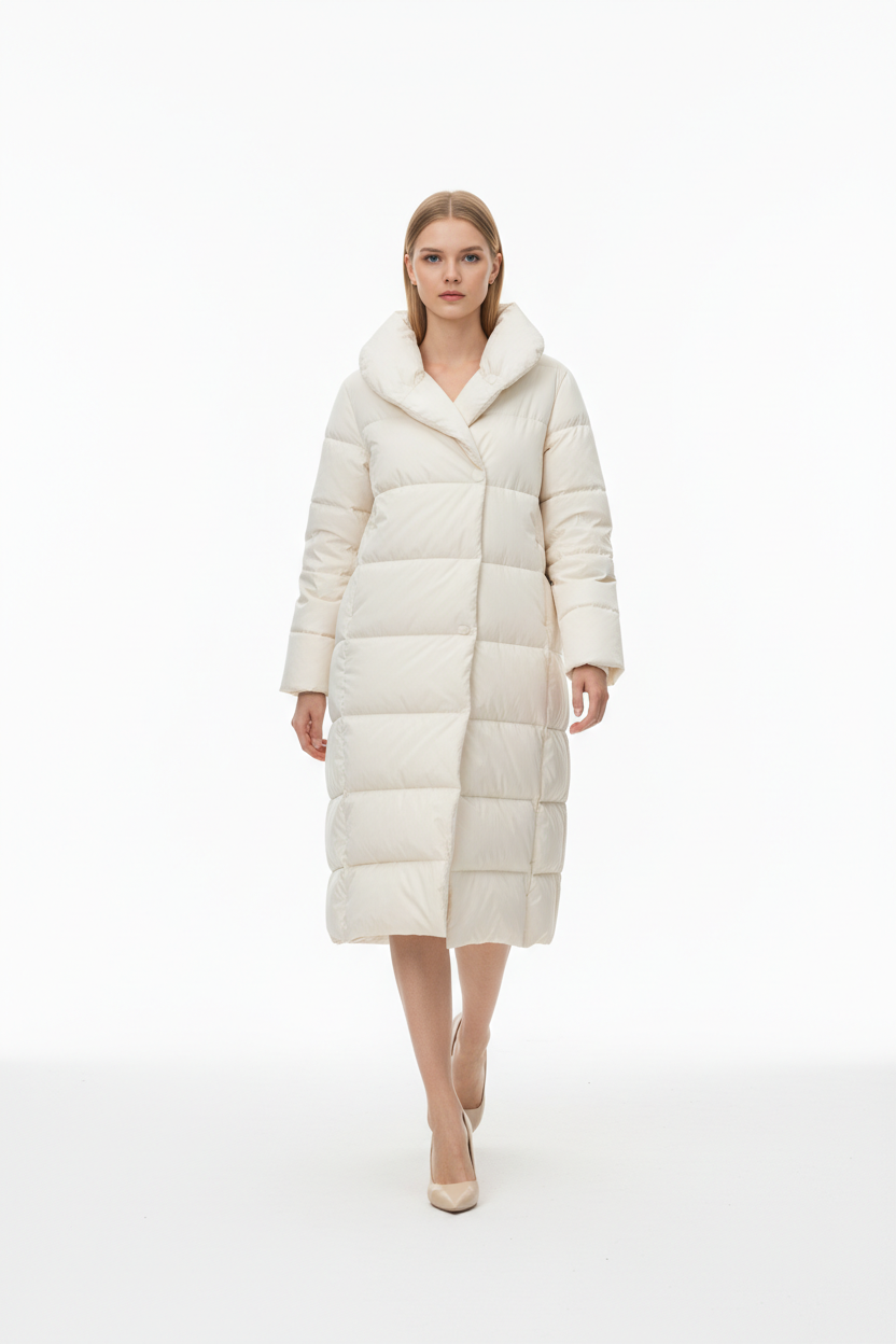 Knee-Length Ultra-Thick Coat Premium