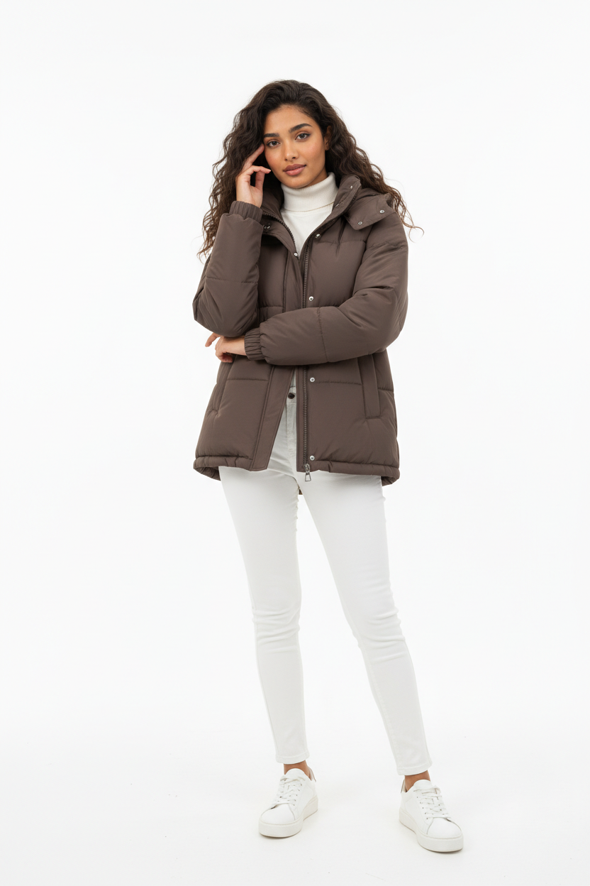 Hooded Padded Winter Coat