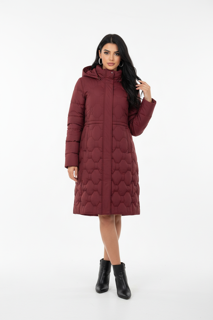 Mid-Length Winter Down Jacket