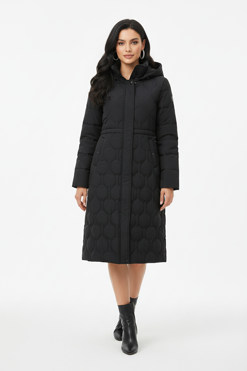 Mid-Length Winter Down Jacket