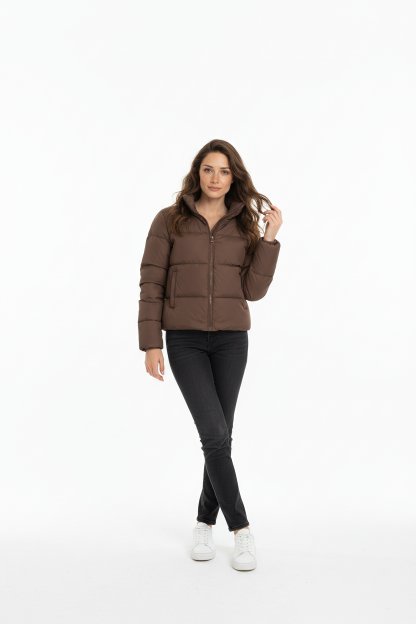 Padded High-Waisted Coat