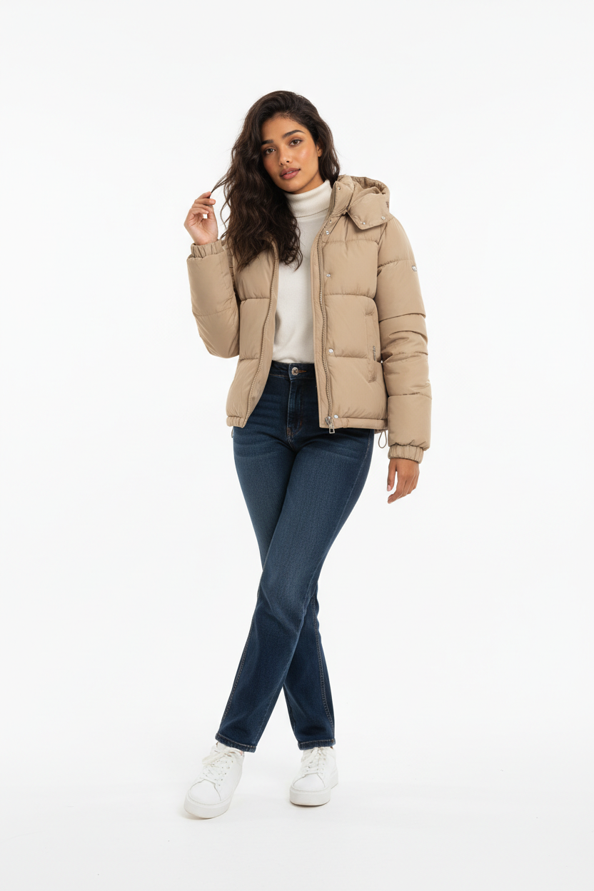 Hooded Padded Winter Coat