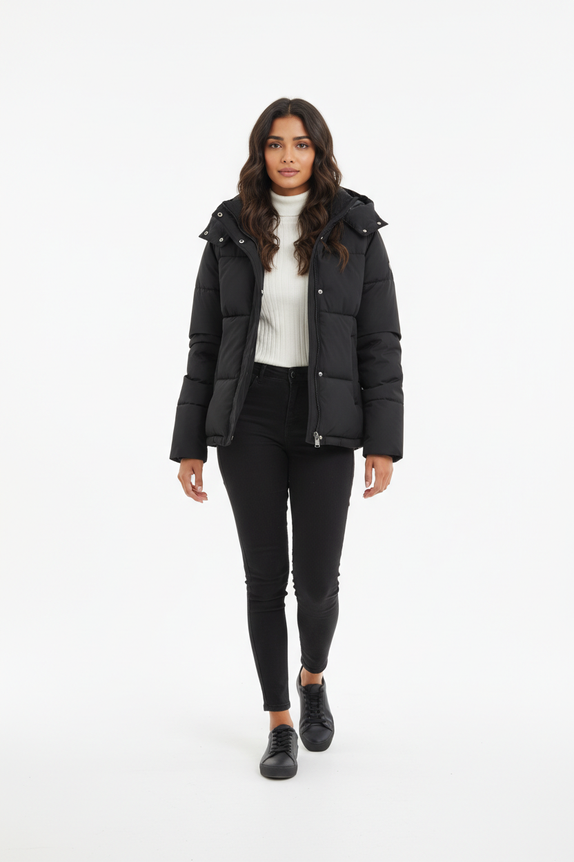 Hooded Padded Winter Coat