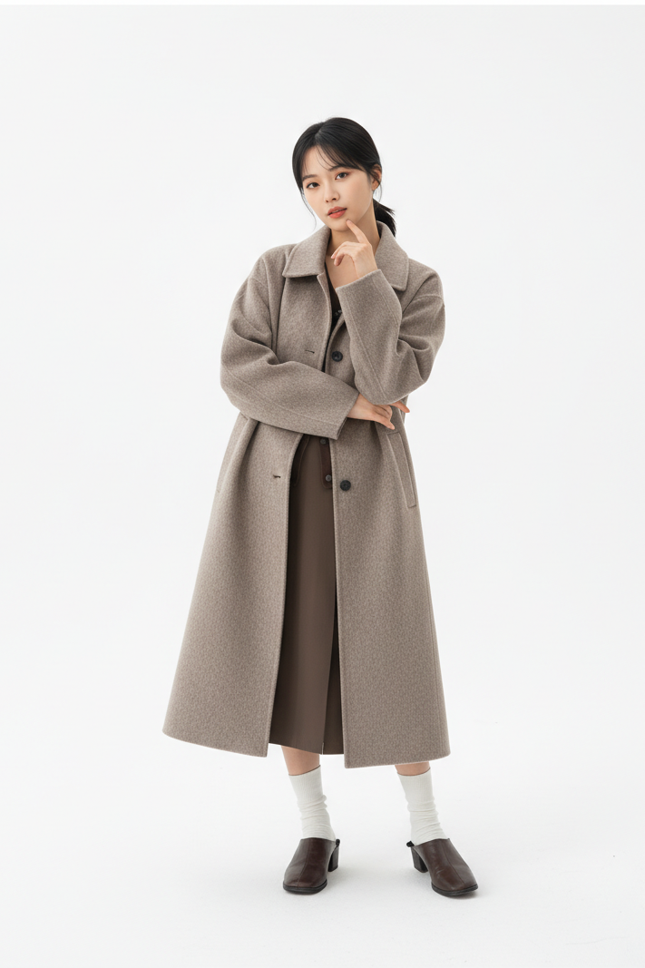 Double-Faced Wool Coat Vintage