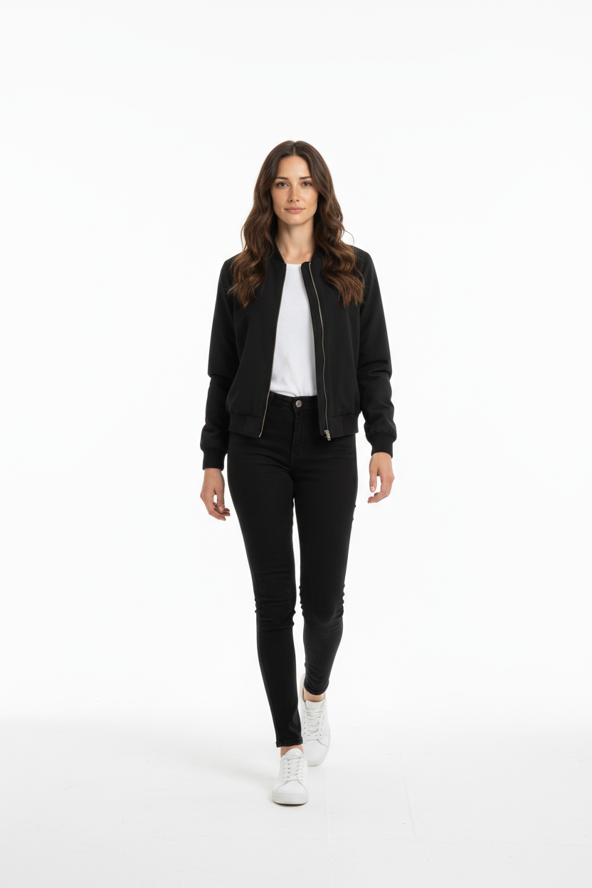 Sleeveless Stand Collar Chenille Top