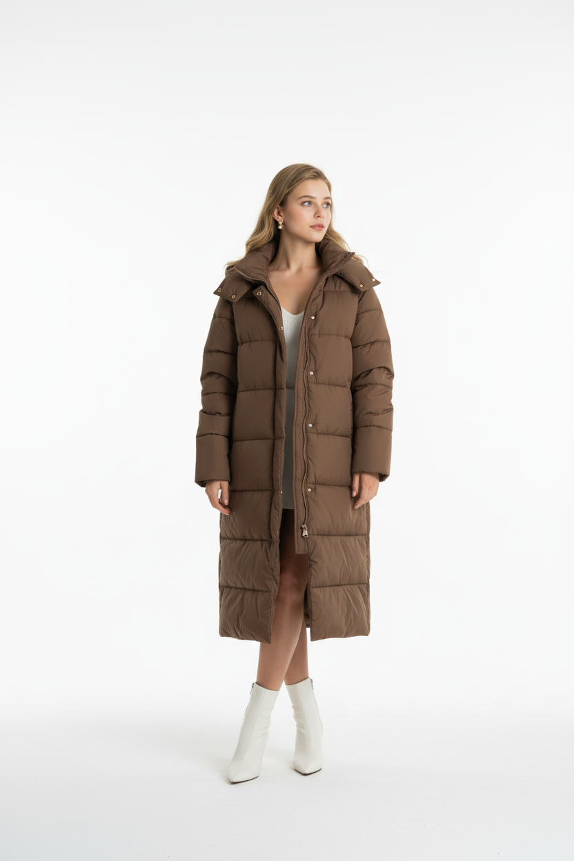 Knee-Length Ultra-Thick Coat Premium