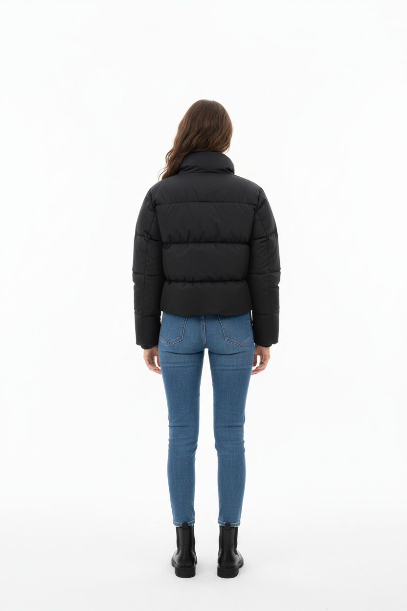 Padded High-Waisted Coat