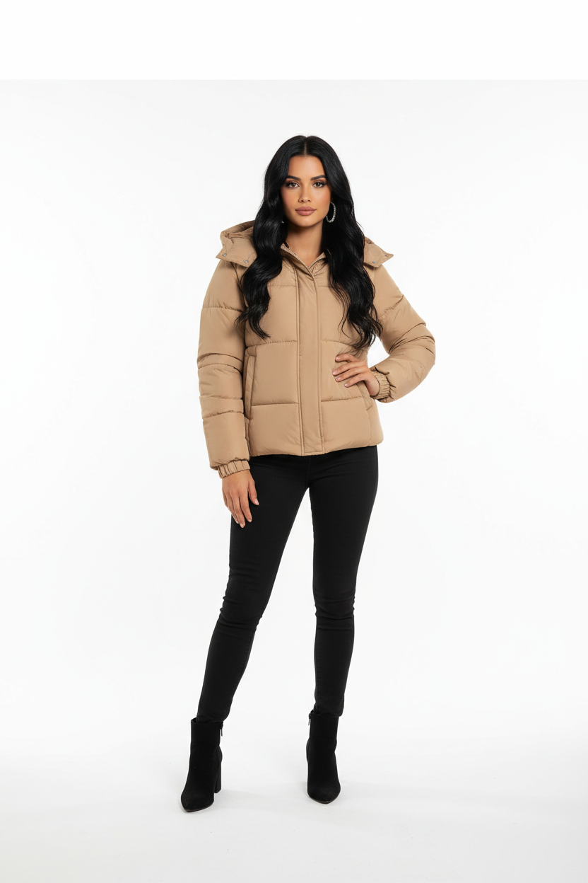 Mid-Length Winter Coat Korean