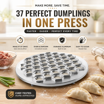 Horizon™ 37-Hole Aluminum Dumpling Press Maker
