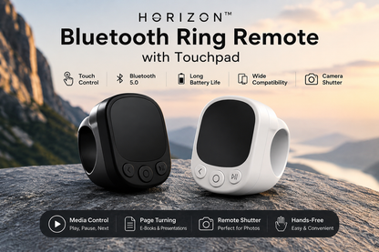 Horizon™ Bluetooth Ring Remote with Touchpad for Smartphones & Tablets