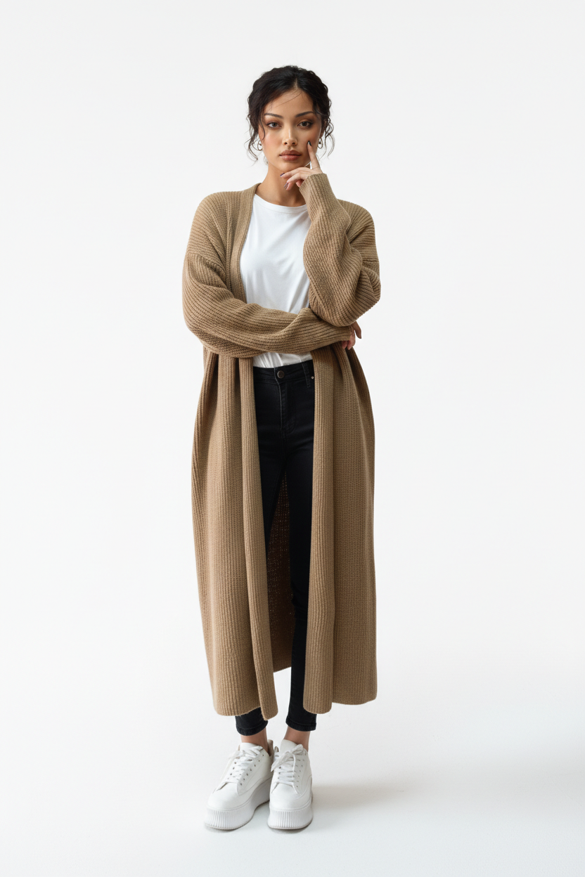 Sweater Coat Mid-Length Premium