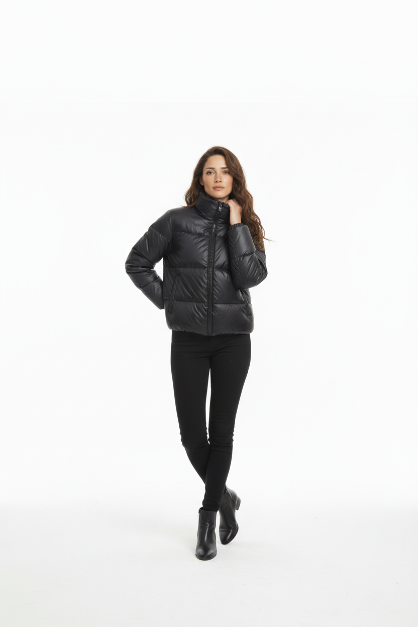 Padded High-Waisted Coat