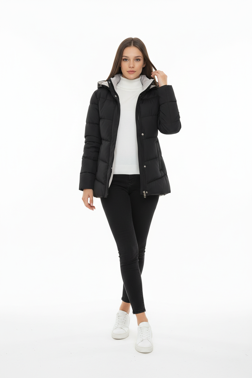 Hooded Winter Down Coat Premium