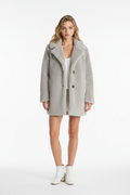 Faux Fur Coat Polyester Outerwear